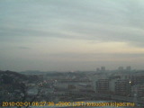 展望カメラtotsucam映像: 戸塚駅周辺から東戸塚方面を望む 2010-02-01(月) dawn