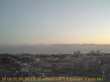 展望カメラtotsucam映像: 戸塚駅周辺から東戸塚方面を望む 2010-02-06(土) dawn