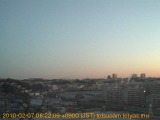 展望カメラtotsucam映像: 戸塚駅周辺から東戸塚方面を望む 2010-02-07(日) dawn