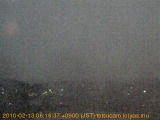 展望カメラtotsucam映像: 戸塚駅周辺から東戸塚方面を望む 2010-02-13(土) dawn