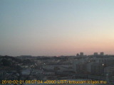 展望カメラtotsucam映像: 戸塚駅周辺から東戸塚方面を望む 2010-02-21(日) dawn