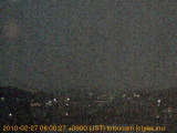 展望カメラtotsucam映像: 戸塚駅周辺から東戸塚方面を望む 2010-02-27(土) dawn