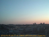 展望カメラtotsucam映像: 戸塚駅周辺から東戸塚方面を望む 2010-03-30(火) dawn