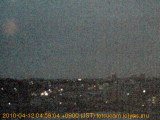 展望カメラtotsucam映像: 戸塚駅周辺から東戸塚方面を望む 2010-04-12(月) dawn