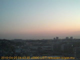 展望カメラtotsucam映像: 戸塚駅周辺から東戸塚方面を望む 2010-04-25(日) dawn