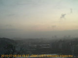 展望カメラtotsucam映像: 戸塚駅周辺から東戸塚方面を望む 2010-07-08(木) dawn