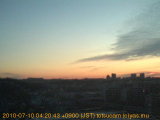 展望カメラtotsucam映像: 戸塚駅周辺から東戸塚方面を望む 2010-07-10(土) dawn