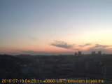 展望カメラtotsucam映像: 戸塚駅周辺から東戸塚方面を望む 2010-07-19(月) dawn