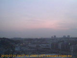 展望カメラtotsucam映像: 戸塚駅周辺から東戸塚方面を望む 2010-07-21(水) dawn