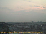 展望カメラtotsucam映像: 戸塚駅周辺から東戸塚方面を望む 2010-07-23(金) dawn