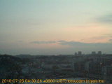 展望カメラtotsucam映像: 戸塚駅周辺から東戸塚方面を望む 2010-07-25(日) dawn