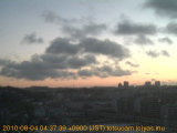 展望カメラtotsucam映像: 戸塚駅周辺から東戸塚方面を望む 2010-08-04(水) dawn