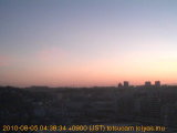 展望カメラtotsucam映像: 戸塚駅周辺から東戸塚方面を望む 2010-08-05(木) dawn