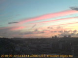 展望カメラtotsucam映像: 戸塚駅周辺から東戸塚方面を望む 2010-08-12(木) dawn