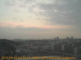 展望カメラtotsucam映像: 戸塚駅周辺から東戸塚方面を望む 2010-08-25(水) dawn