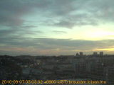 展望カメラtotsucam映像: 戸塚駅周辺から東戸塚方面を望む 2010-09-07(火) dawn