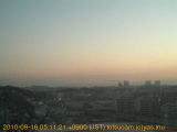 展望カメラtotsucam映像: 戸塚駅周辺から東戸塚方面を望む 2010-09-18(土) dawn