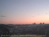 展望カメラtotsucam映像: 戸塚駅周辺から東戸塚方面を望む 2010-10-11(月) dawn