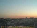 展望カメラtotsucam映像: 戸塚駅周辺から東戸塚方面を望む 2010-11-10(水) dawn