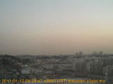 展望カメラtotsucam映像: 戸塚駅周辺から東戸塚方面を望む 2011-01-12(水) dawn