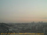 展望カメラtotsucam映像: 戸塚駅周辺から東戸塚方面を望む 2011-01-25(火) dawn