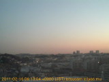 展望カメラtotsucam映像: 戸塚駅周辺から東戸塚方面を望む 2011-02-16(水) dawn