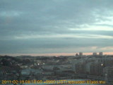 展望カメラtotsucam映像: 戸塚駅周辺から東戸塚方面を望む 2011-02-19(土) dawn