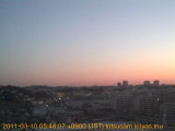 展望カメラtotsucam映像: 戸塚駅周辺から東戸塚方面を望む 2011-03-10(木) dawn