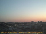 展望カメラtotsucam映像: 戸塚駅周辺から東戸塚方面を望む 2011-03-17(木) dawn