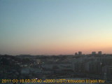 展望カメラtotsucam映像: 戸塚駅周辺から東戸塚方面を望む 2011-03-18(金) dawn