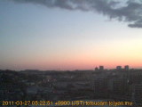 展望カメラtotsucam映像: 戸塚駅周辺から東戸塚方面を望む 2011-03-27(日) dawn