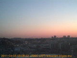 展望カメラtotsucam映像: 戸塚駅周辺から東戸塚方面を望む 2011-04-05(火) dawn