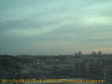 展望カメラtotsucam映像: 戸塚駅周辺から東戸塚方面を望む 2011-04-08(金) dawn