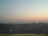 展望カメラtotsucam映像: 戸塚駅周辺から東戸塚方面を望む 2011-04-13(水) dawn