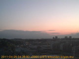 展望カメラtotsucam映像: 戸塚駅周辺から東戸塚方面を望む 2011-04-29(金) dawn