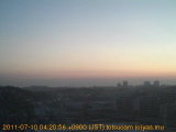 展望カメラtotsucam映像: 戸塚駅周辺から東戸塚方面を望む 2011-07-10(日) dawn