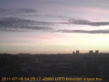 展望カメラtotsucam映像: 戸塚駅周辺から東戸塚方面を望む 2011-07-18(月) dawn