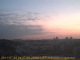 展望カメラtotsucam映像: 戸塚駅周辺から東戸塚方面を望む 2011-07-22(金) dawn