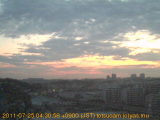 展望カメラtotsucam映像: 戸塚駅周辺から東戸塚方面を望む 2011-07-25(月) dawn