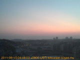 展望カメラtotsucam映像: 戸塚駅周辺から東戸塚方面を望む 2011-08-15(月) dawn