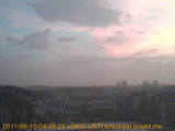 展望カメラtotsucam映像: 戸塚駅周辺から東戸塚方面を望む 2011-08-19(金) dawn