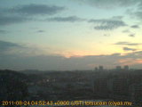 展望カメラtotsucam映像: 戸塚駅周辺から東戸塚方面を望む 2011-08-24(水) dawn