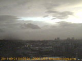 展望カメラtotsucam映像: 戸塚駅周辺から東戸塚方面を望む 2011-09-01(木) dawn