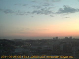 展望カメラtotsucam映像: 戸塚駅周辺から東戸塚方面を望む 2011-09-25(日) dawn