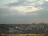 展望カメラtotsucam映像: 戸塚駅周辺から東戸塚方面を望む 2011-10-08(土) dawn