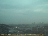 展望カメラtotsucam映像: 戸塚駅周辺から東戸塚方面を望む 2011-10-11(火) dawn