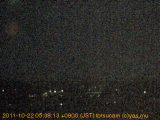 展望カメラtotsucam映像: 戸塚駅周辺から東戸塚方面を望む 2011-10-22(土) dawn