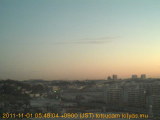 展望カメラtotsucam映像: 戸塚駅周辺から東戸塚方面を望む 2011-11-01(火) dawn