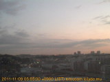 展望カメラtotsucam映像: 戸塚駅周辺から東戸塚方面を望む 2011-11-09(水) dawn