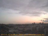 展望カメラtotsucam映像: 戸塚駅周辺から東戸塚方面を望む 2011-11-12(土) dawn